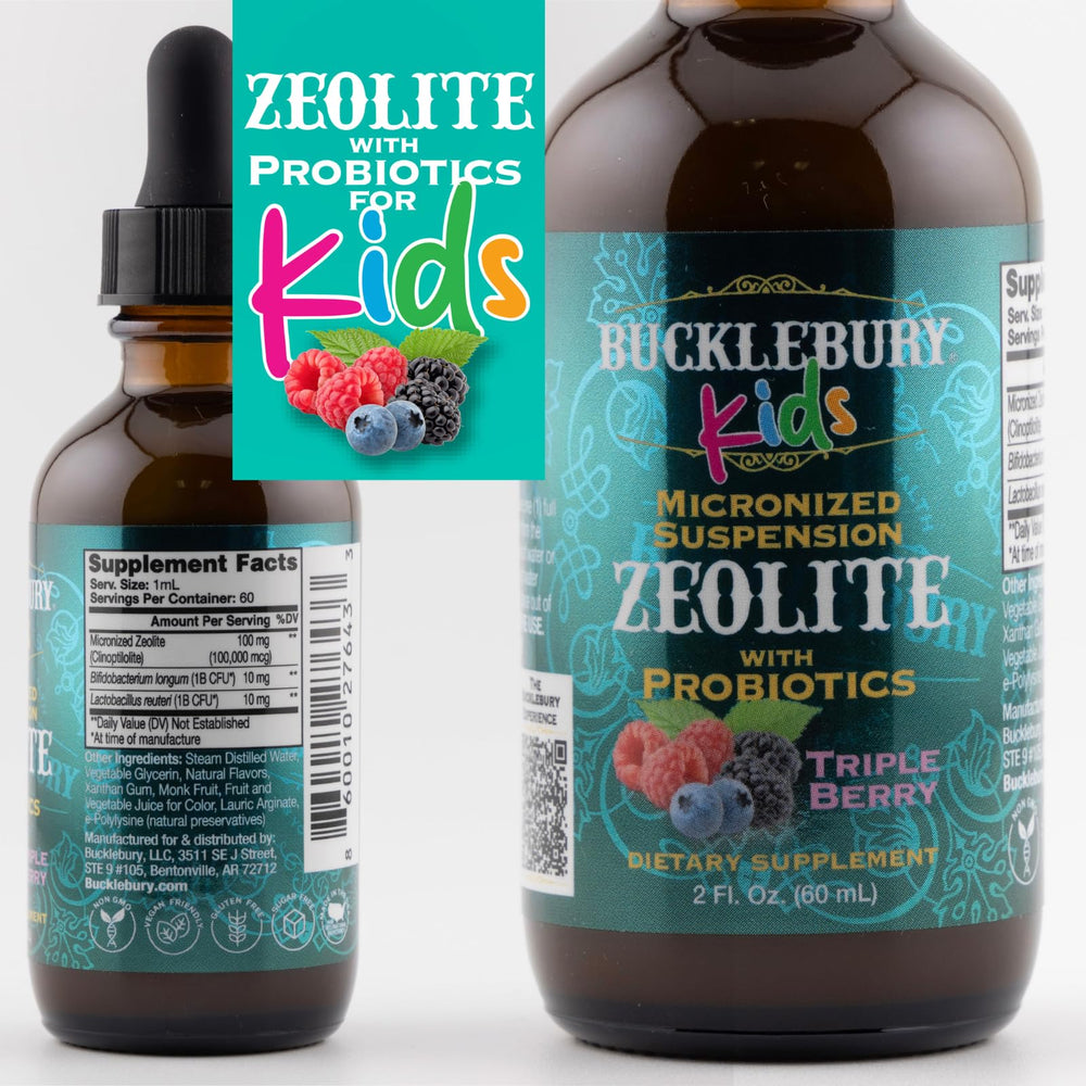 BUCKLEBURY Kids Probiotics Drops emphasize gut support and immune balance for children.