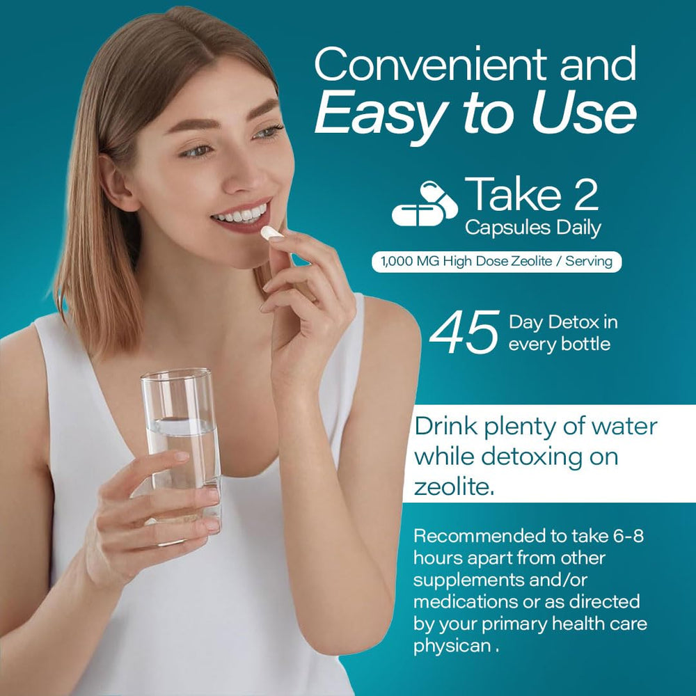 Vegan, non-GMO Bucklebury Zeolite Capsules