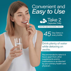 Vegan, non-GMO Bucklebury Zeolite Capsules