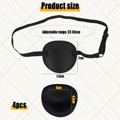 Adjustable elastic headband on BufferABC eye patch