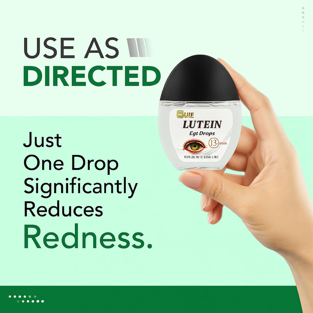Dropper dispensing BUIE Lutein Eye Drops