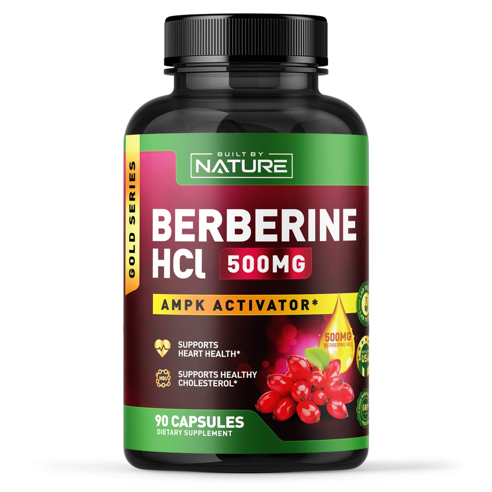 Built by Nature Berberine HCl 500 mg AMPK activator – hero image