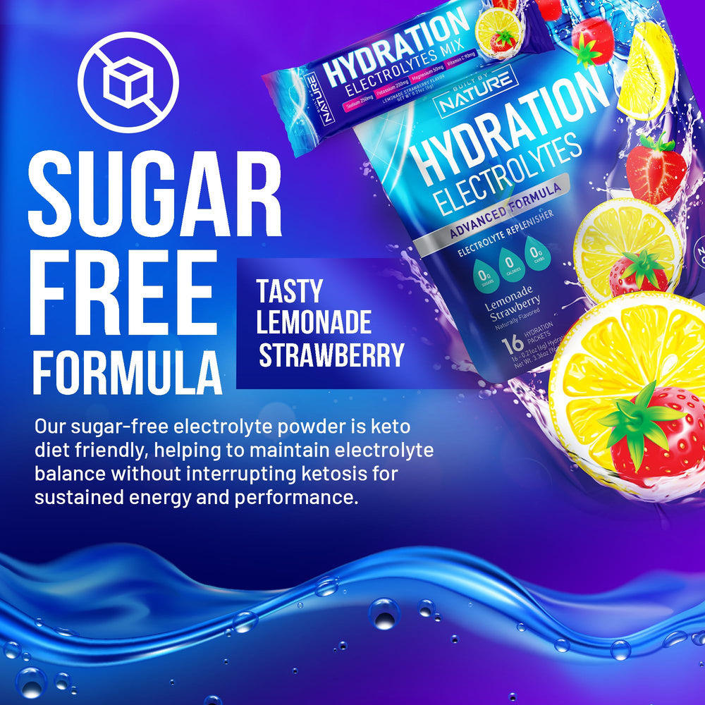 Built by Nature Electrolytes minerals balance: sodium, potassium, magnesium, calcium illustration