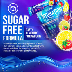 Built by Nature Electrolytes minerals balance: sodium, potassium, magnesium, calcium illustration