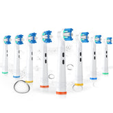 BUKURII 8pc replacement toothbrush heads for Oral-B and Braun