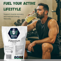 Ingredients: non-GMO and gluten-free potassium citrate powder