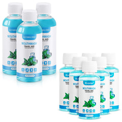 50-pack of mint mouthwash bottles, 1.2 oz (35 ml) each