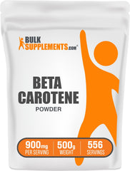 BulkSupplements Beta Carotene powder, 900 mg per serving, 500 g pack