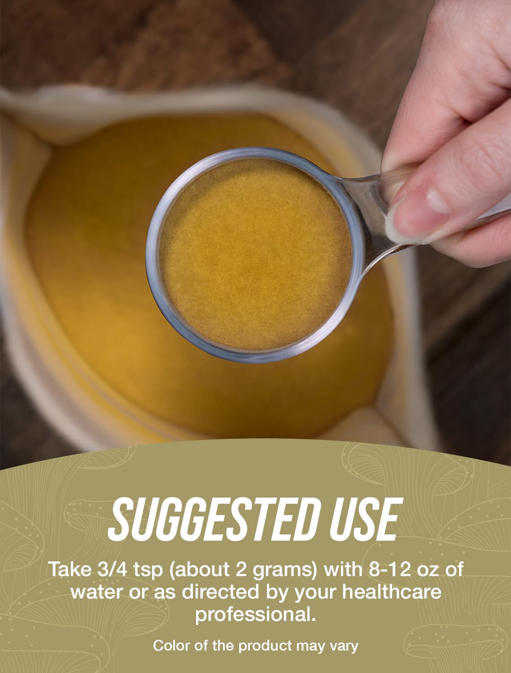 BulkSupplements Cordyceps extract product label and packaging