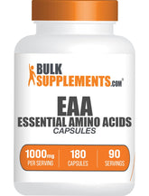 BulkSupplements Essential Amino Acids Capsules bottle front view