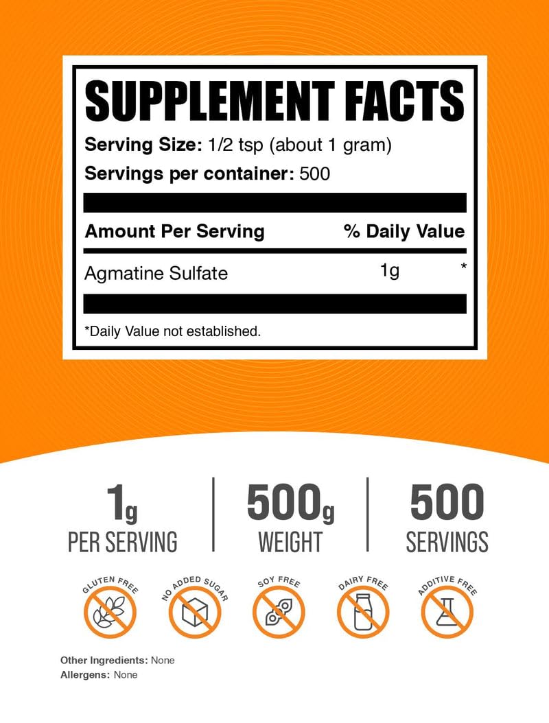 Folic Acid Powder packaging label showing Vitamin B9 and gluten-free