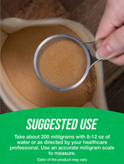 Product label showing gluten free and 100g packaging