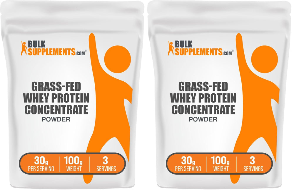 BulkSupplements Grass Fed Whey Protein Powder - unflavored