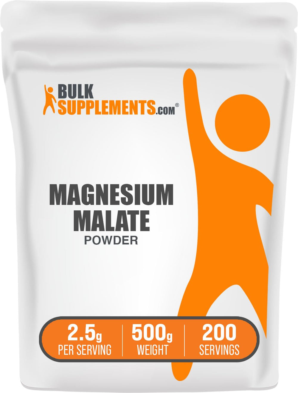 Magnesium Malate Powder 500g packaging