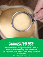 Natto extract nattokinase powder ingredient label