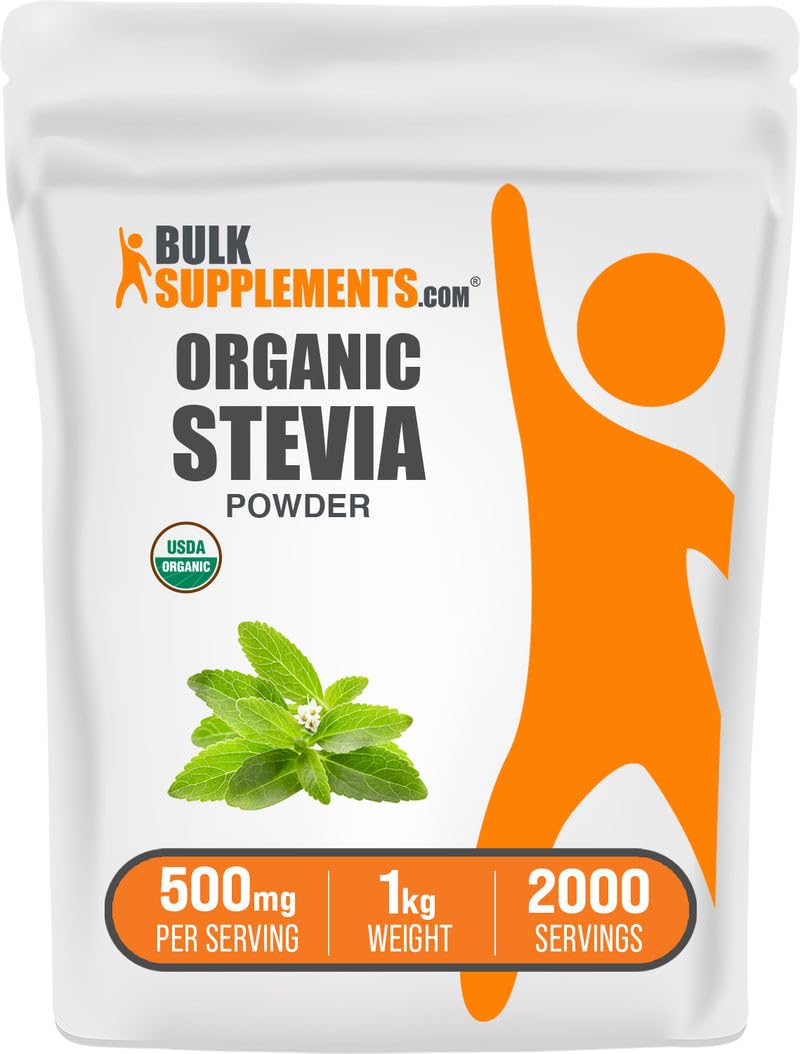 Hero image of BulkSupplements Organic Stevia Powder 1kg pack