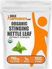 BulkSupplements Organic Stinging Nettle Extract Powder 750 mg per serving 1 kg product image