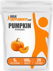 BulkSupplements Pumpkin Powder 100g gluten-free hero image