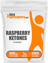 BulkSupplements Raspberry Ketones Powder 1kg packaging