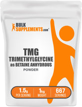 BulkSupplements TMG Powder 1kg container