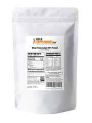 Bulk Supplements whey protein isolate 1kg pack