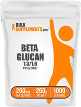BulkSupplements Beta Glucan powder jar for daily wellness support