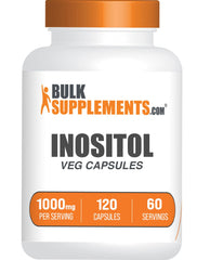 Bulksupplements Inositol Capsules 1000mg bottle
