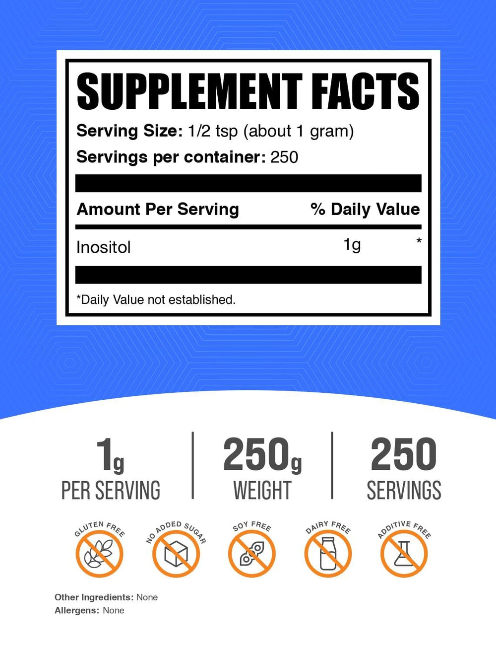 BulkSupplements powder texture close-up highlighting pure inositol and easy mixing benefit