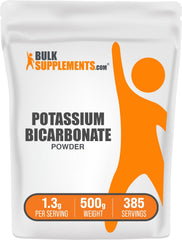 BulkSupplements Potassium Bicarbonate Powder 500 g container