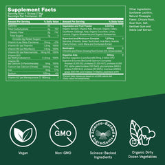 Bulletproof Greens ingredients and nutrition overview