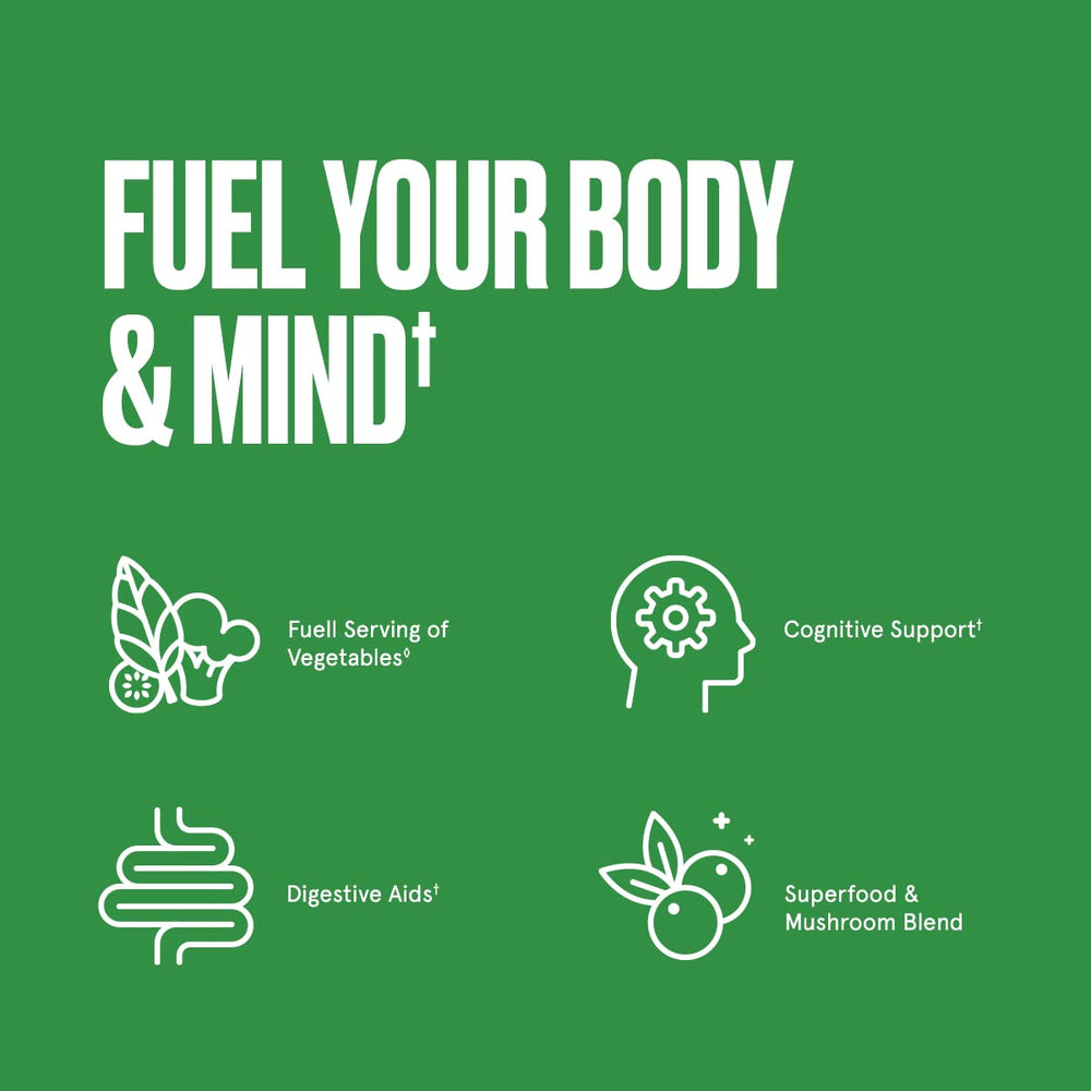 Nootropics for brain power in Bulletproof Greens