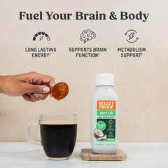 MCT oil derived from 100% coconut oil