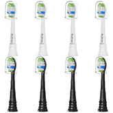 Bullnas W replacement toothbrush head – front view