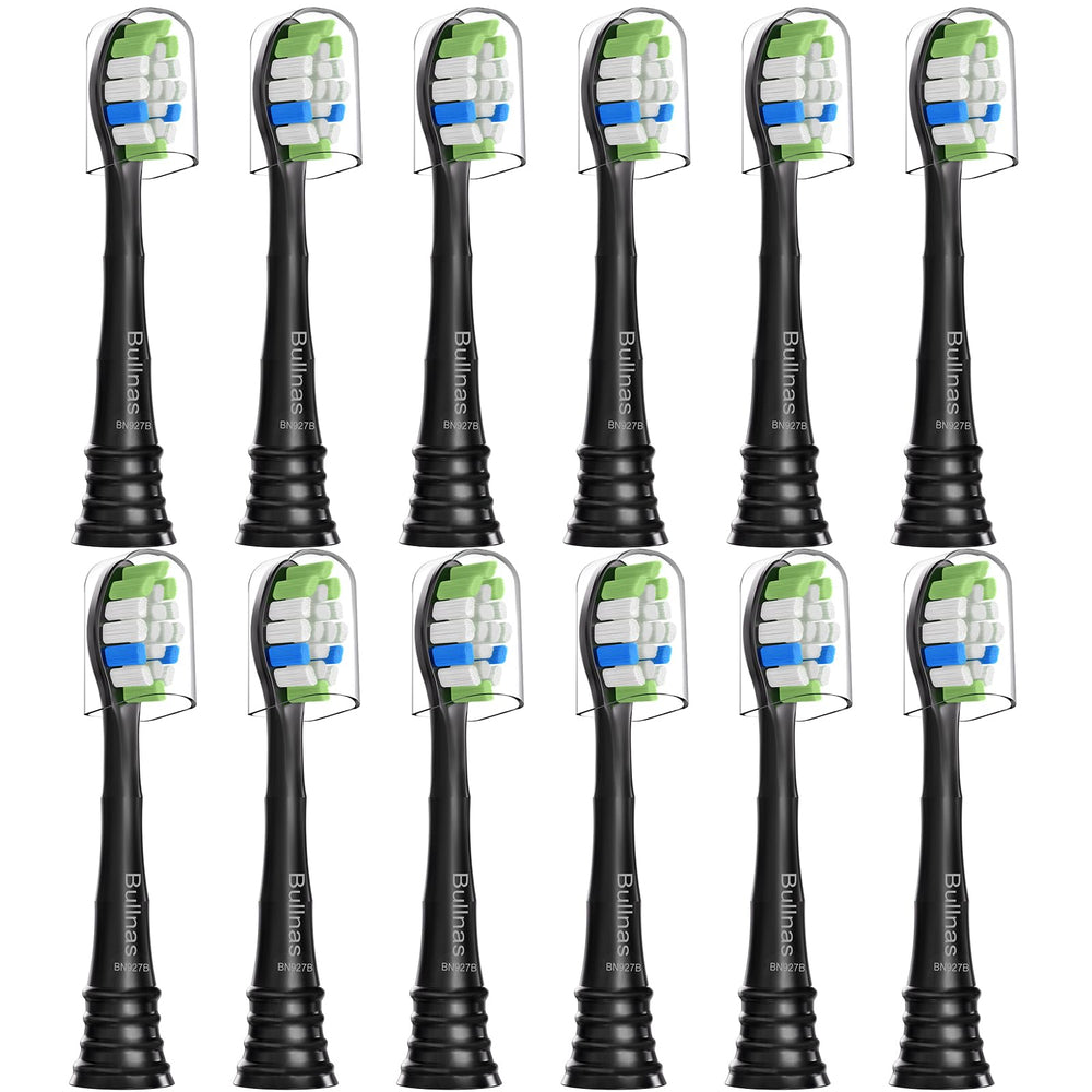 Bullnas replacement brush heads compatible with Philips Sonicare ProtectiveClean 4100-6100 series