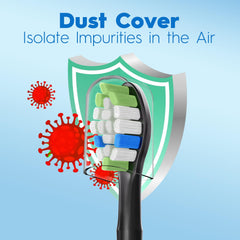 Gentle bristles for plaque removal and gum care