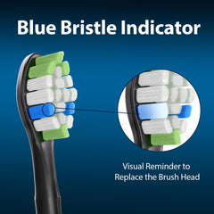 Bullnas W brush head compatible with Philips Sonicare snap-on handles