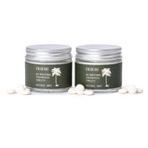 Bundle of 120 whitening toothpaste tablets in two 60-count glass jars