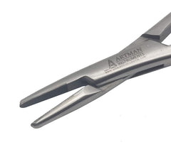 Orthodontic lace back tightener in use