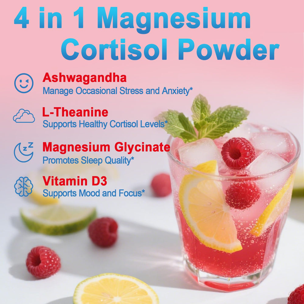 Ingredients: magnesium glycinate, ashwagandha, L-Theanine, Vitamin D3