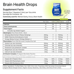 Ingredient and allergen icons highlighting sugar-free, gluten-free, vegan