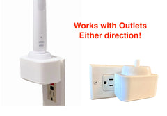 Counter space freed by Burd Oral-B charger holder
