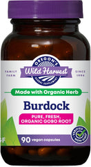 Burdock root capsules – 90 count, organic