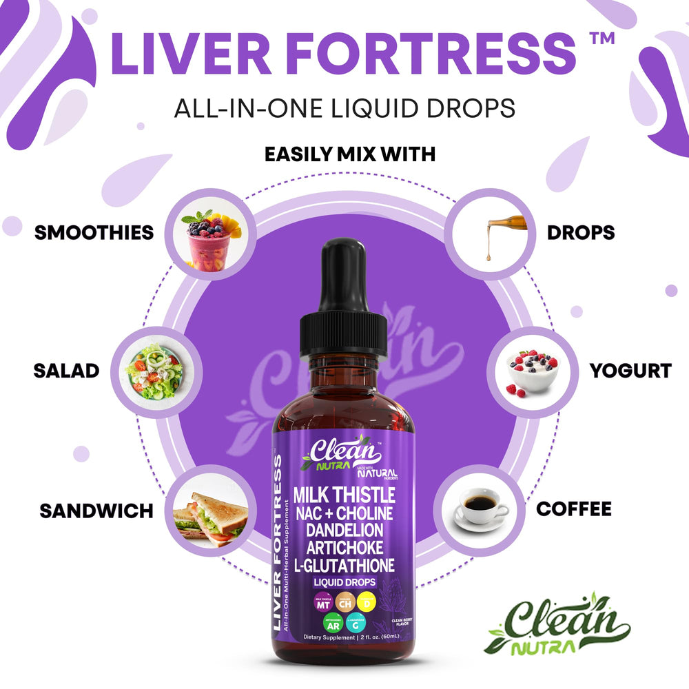 Burdock root liver detox liquid drop