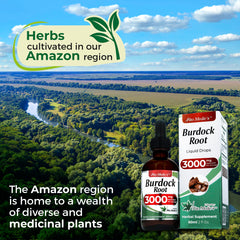 Dropper dispensing burdock root tincture