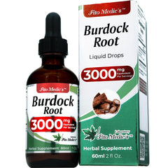 Product label for FITO MEDIC'S Lab Burdock Root tincture