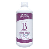 Buried Treasure B Complete 16 oz liquid B-complex bottle on white background