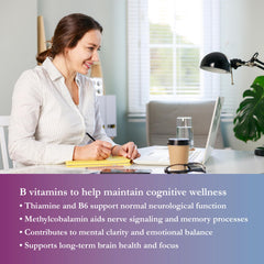 Sugar-free liquid B-complex bottle ready for use