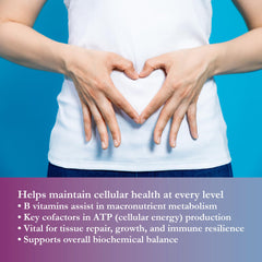 Vegan-friendly, non-GMO, gluten-free B-complex supplement