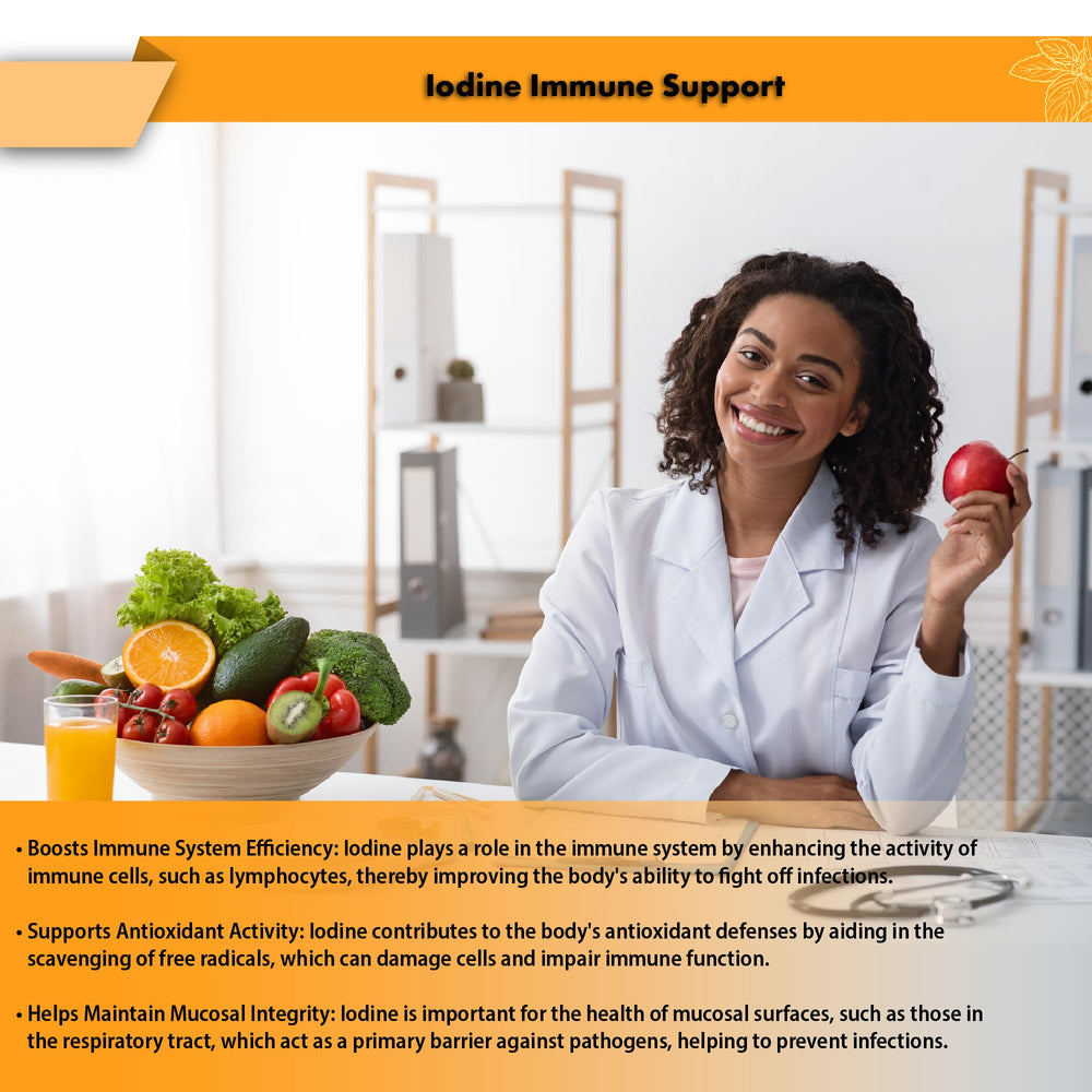 Kelp-derived iodine supplement natural source