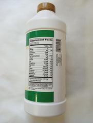 Buried Treasure Liquid Advantage bottle back reveals usage directions for easy integration.